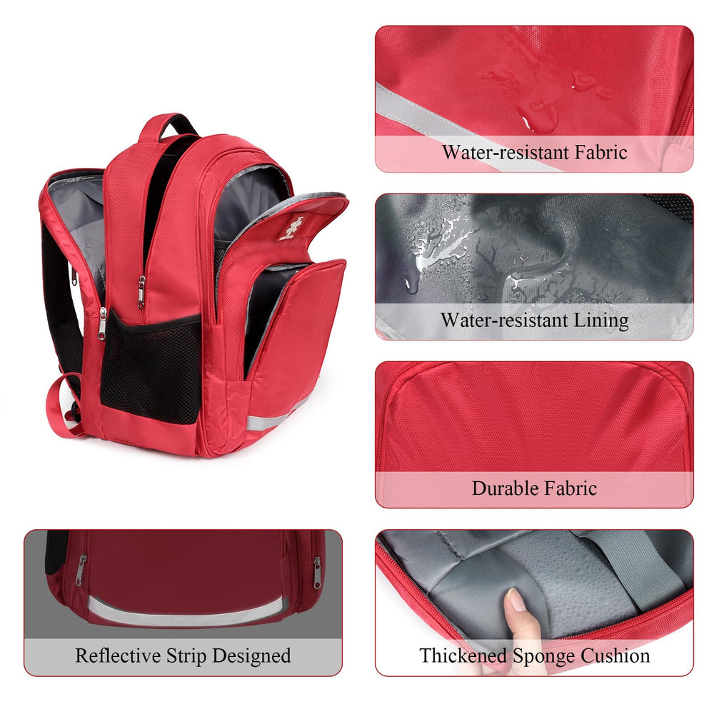 Gatycallaty first-aid backpack weatherproof coating keeps contents dry