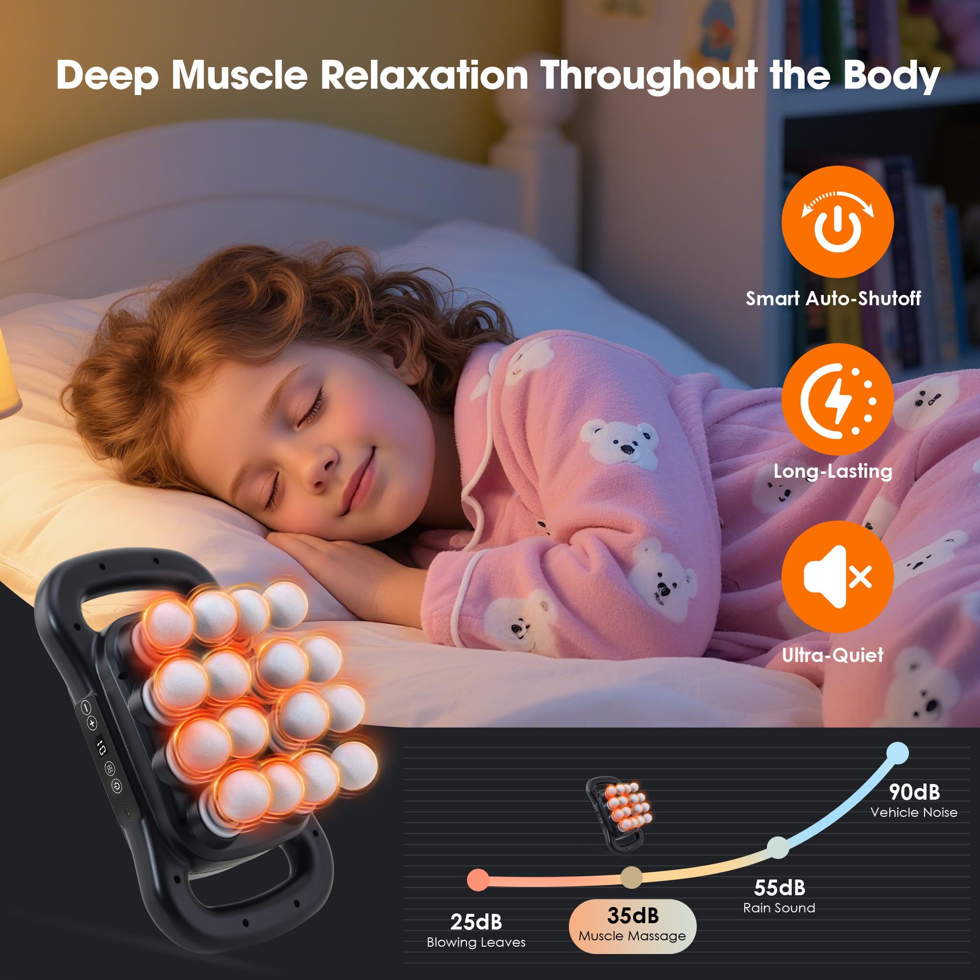 GAXEZO device with 2600mAh battery powering long massage sessions