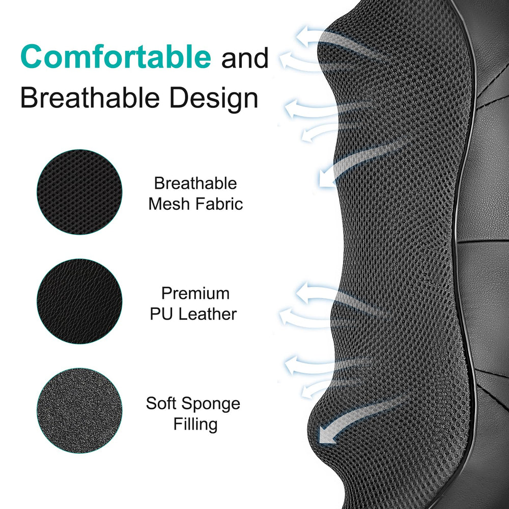 GAXEZO neck massage with rotating nodes relieves shoulder stiffness during breaks.