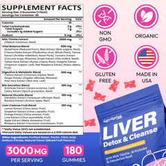 Gayolptian Liver Detox Gummies USA-made badge and packaging emphasis