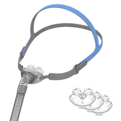 Gbbazu nasal pillow cushion and elbow tube frame for P10—small, replacement part for a secure seal.