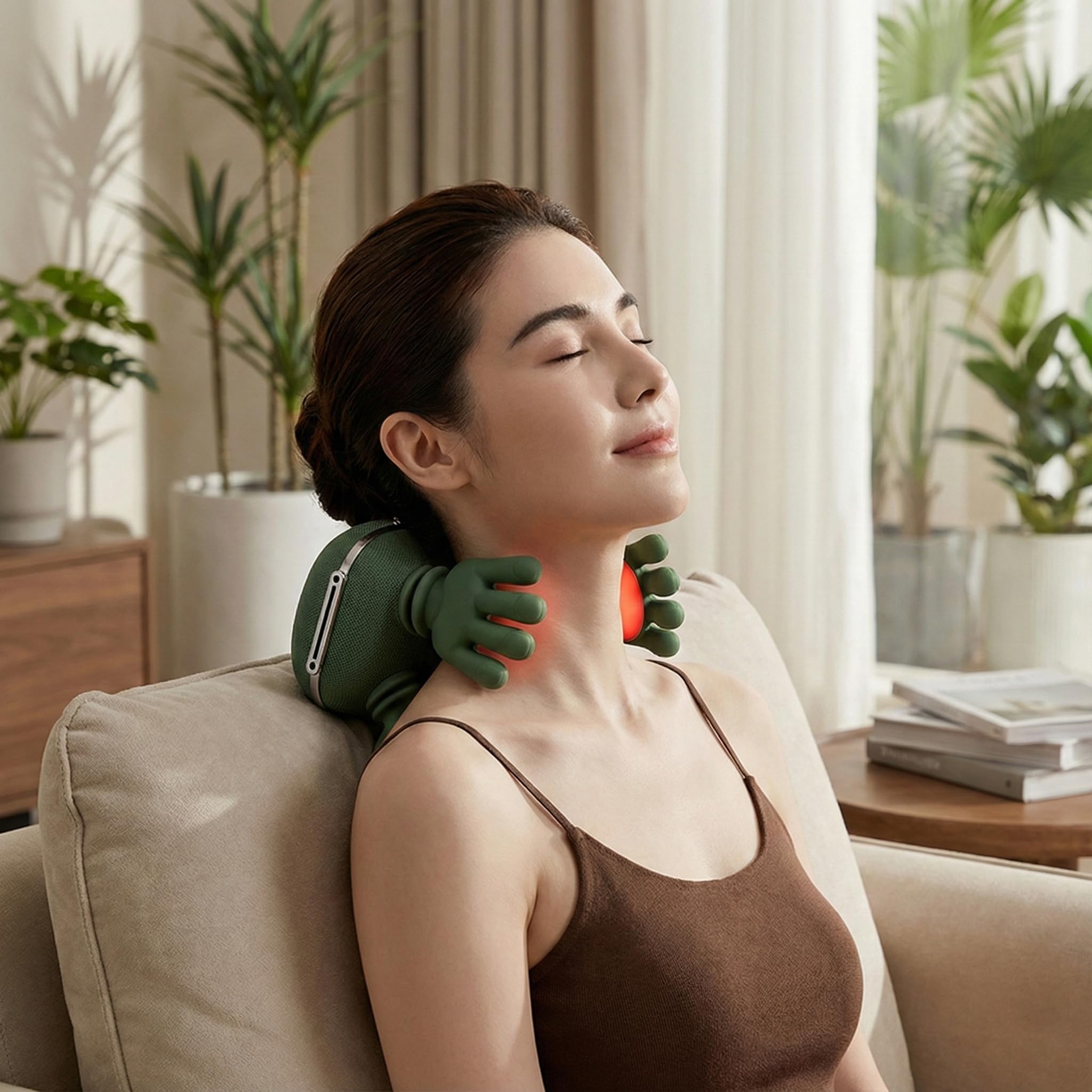 GDHMN massage device offers versatile use for back, arms, and legs.