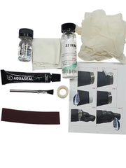 Gear Up Guide dry suit wrist seal trimmed to fit your wrist.