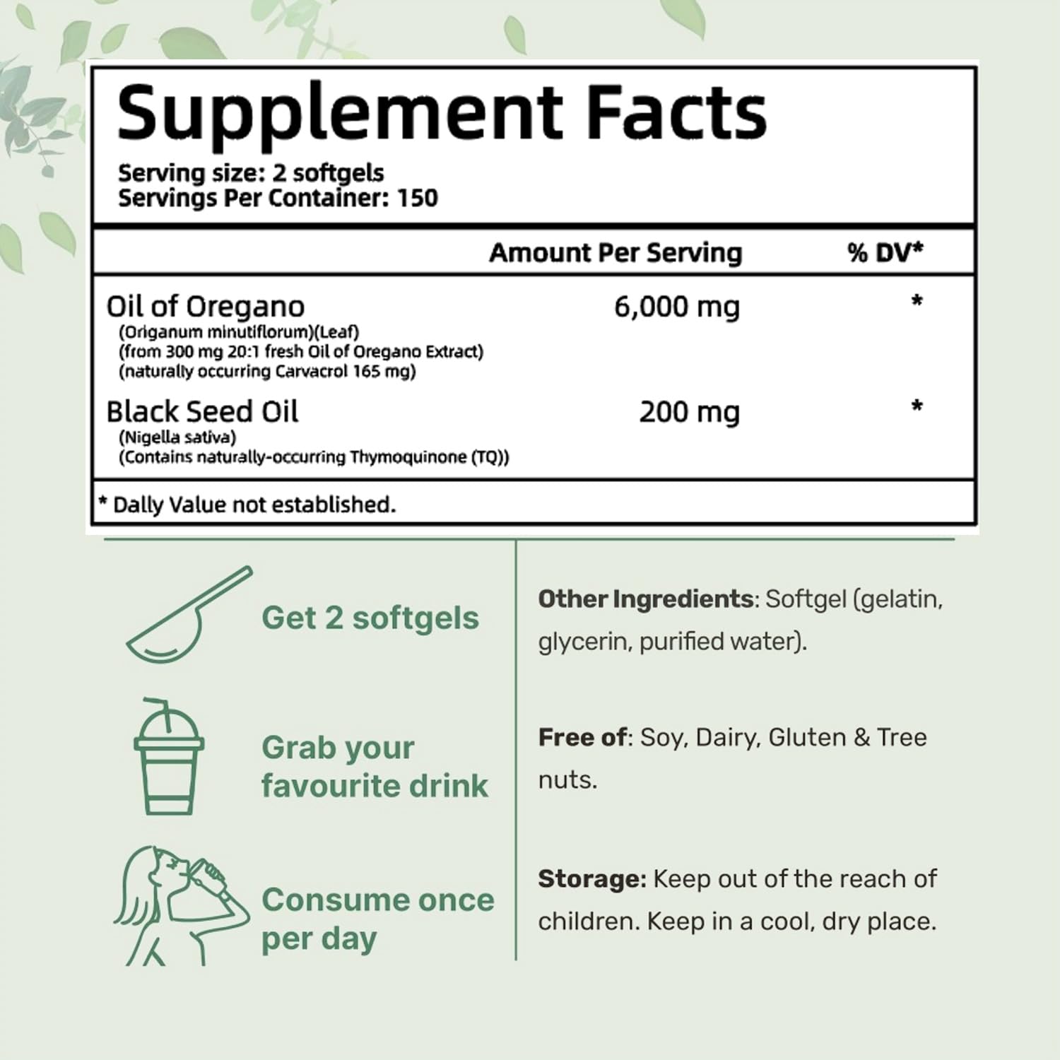 GEHALUKS softgels close-up of oval capsules for easy daily dosing