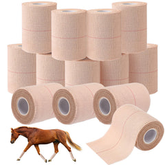 Geiserailie elastic tape pack of 12 rolls ready for versatile wrapping.
