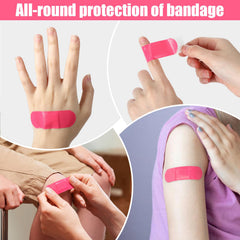 Geiserailie PE bandage provides breathable protection during tasks.