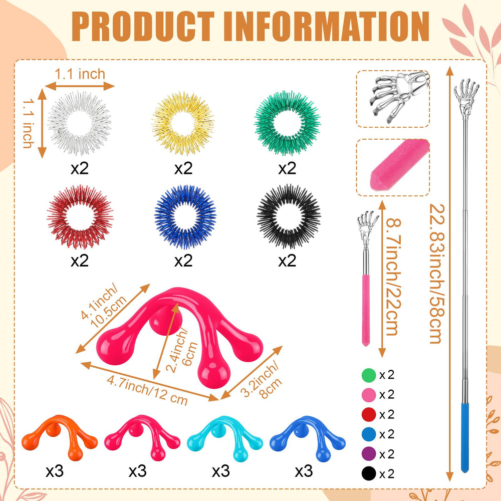 Geiserailie finger massage rings enhance fingertip massage and circulation