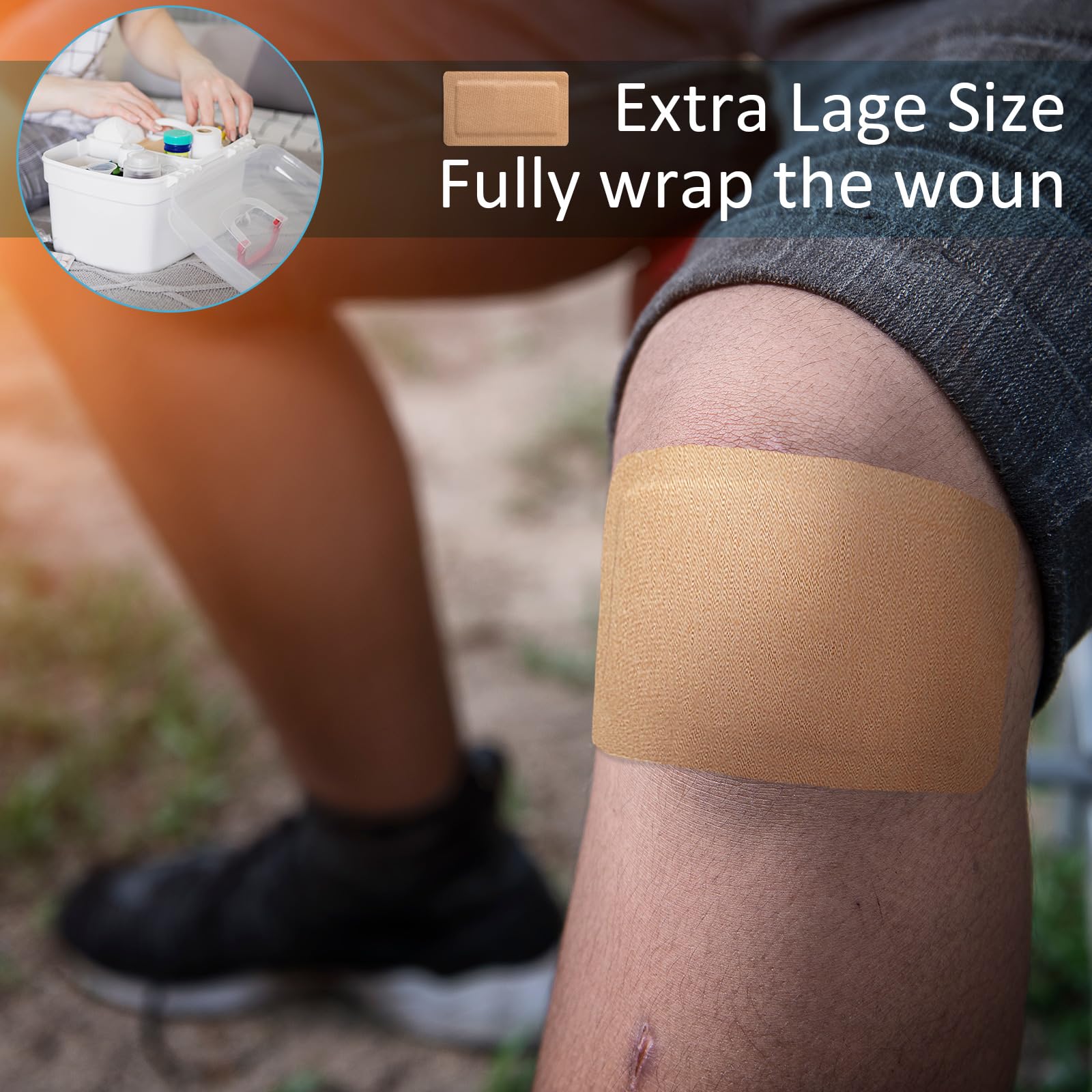 Geiserailie individually wrapped bandages stay clean until use