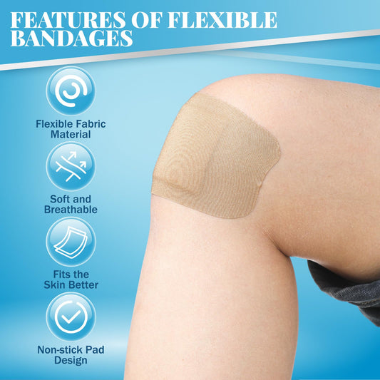 Geiserailie bandage close-up showing non-stick pad for gentle healing