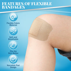 Geiserailie bandage close-up showing non-stick pad for gentle healing