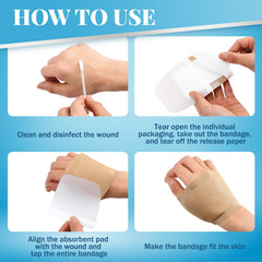 Geiserailie outdoor first aid kit inclusion with large bandages for wide injuries