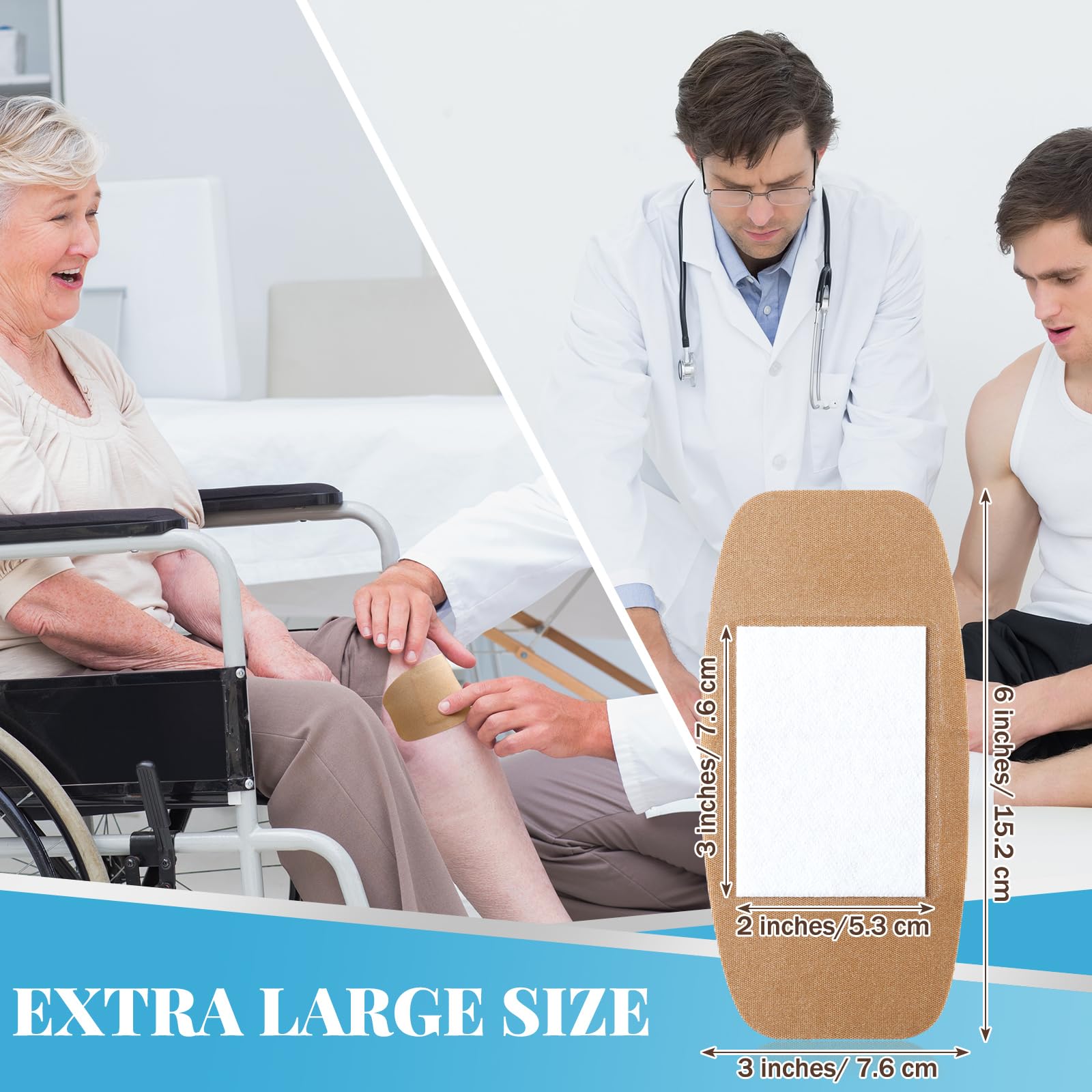 Geiserailie versatile bandages suitable for large wounds and daily activities