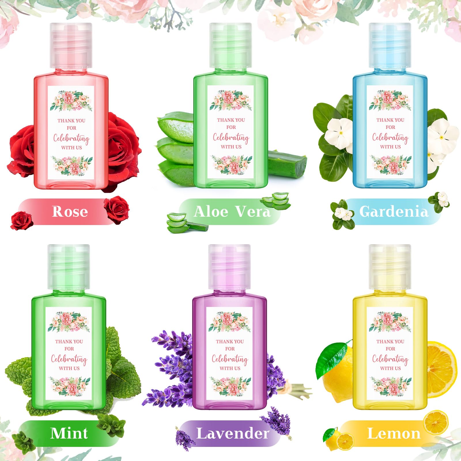 Gejoy 1oz travel-size sanitizer bottle for on-the-go cleaning