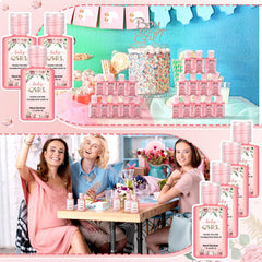 Gejoy lavender-scented 1oz sanitizer, ideal portable party favor for guests.