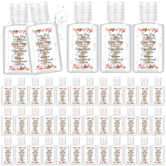 Gejoy Bible verse hand sanitizer 1oz front view for quick on-the-go cleansing