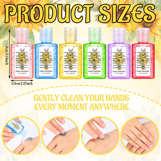 Gejoy Bible verse hand sanitizer 48-pack for group gifting at events