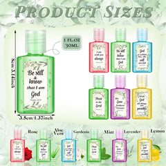 Gejoy Christian gift hand sanitizers, ideal for favors and celebrations