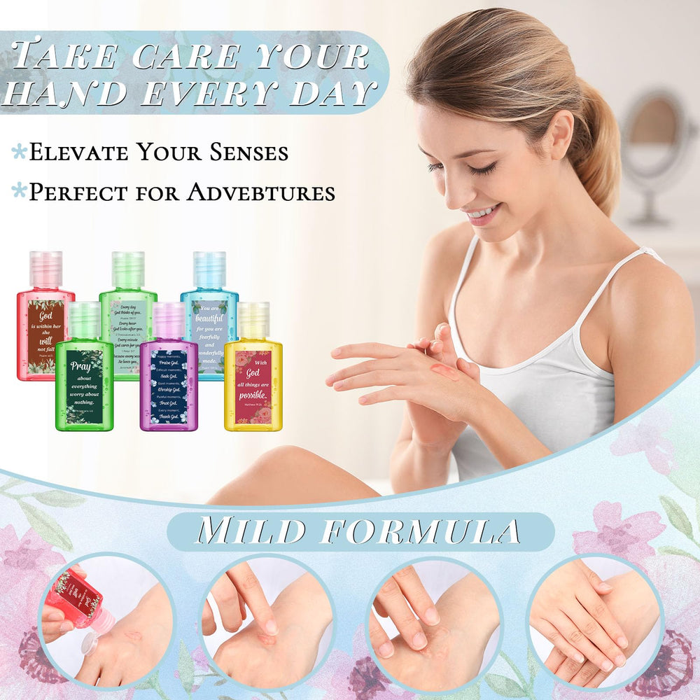 Gejoy compact mini sanitizer at a church or wedding event.