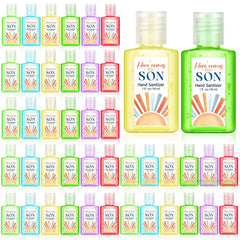 Gejoy Here Comes the Son sticker pack on baby shower favors for festive decor.