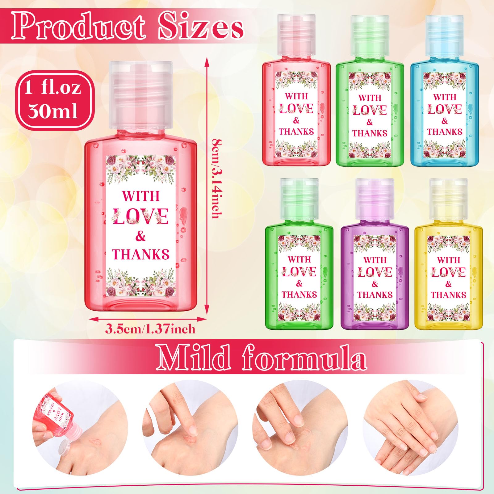 Gejoy pocket-size bottle for events and travel, easy to carry.