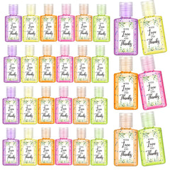 Gejoy 48-pack wedding hand sanitizers in bulk, 1oz bottles for guests.