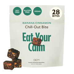 GEM Calm Bite close-up showing real-food texture for calm focus