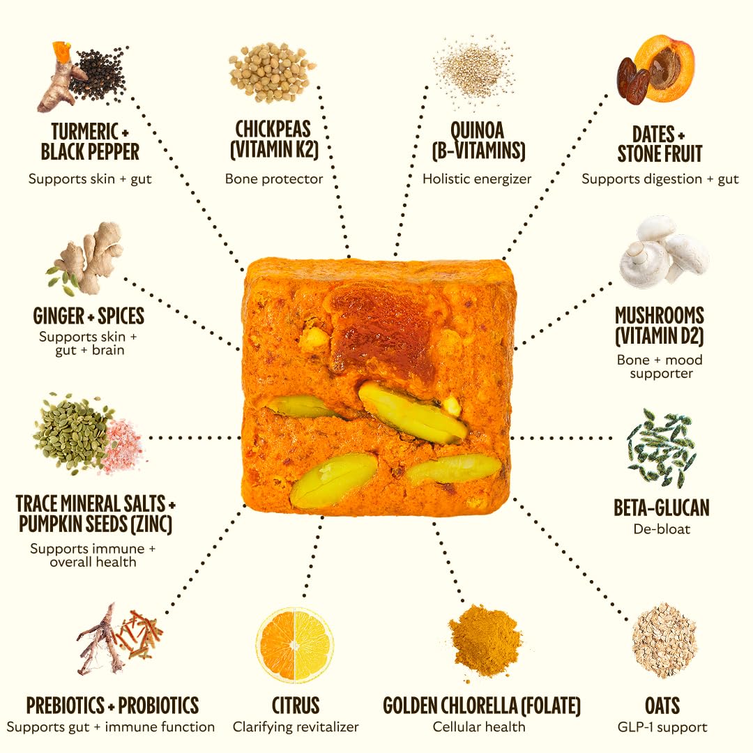 GEM Daily Bite travel-size packet with citrus-ginger flavor for on-the-go days.