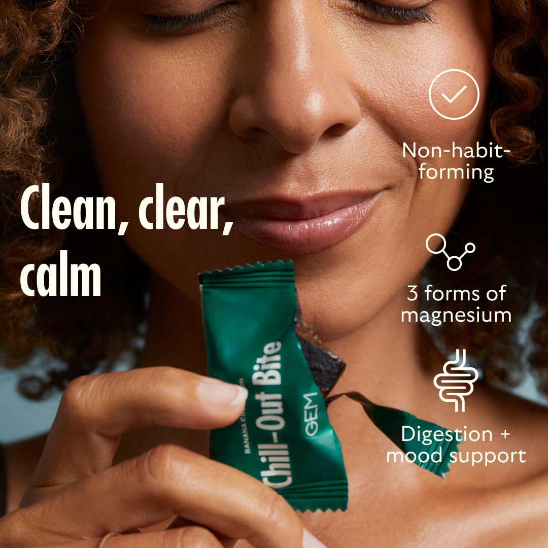 GEM Lemon Balm leaves with Calm Bite for mental clarity