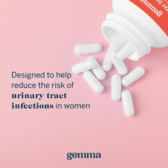 Gemma Stay On Tract D-Mannose capsules showing easy daily dose.