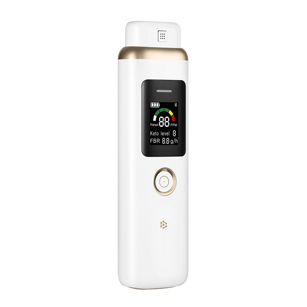 Gemusve Ketone Breath Monitor front view for quick ketosis insights.