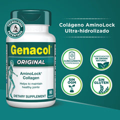 Genacol capsules being poured, ideal for daily joint care.