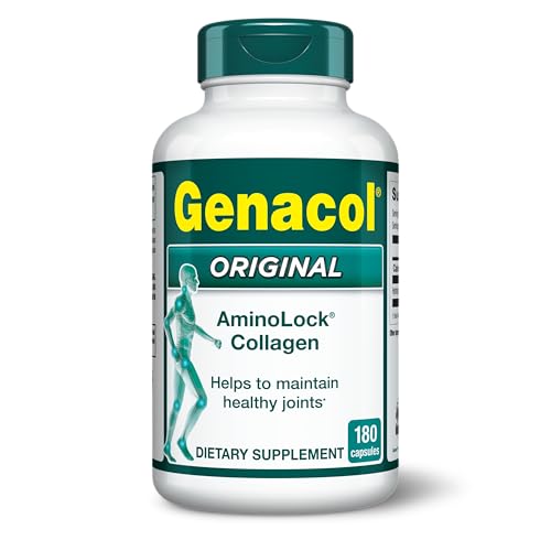 Genacol Original bottle side view emphasizes easy daily use.