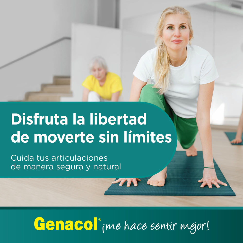 Genacol Original gluten-free label supports dietary needs.