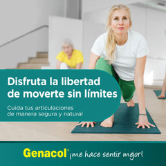 Genacol Original gluten-free label supports dietary needs.
