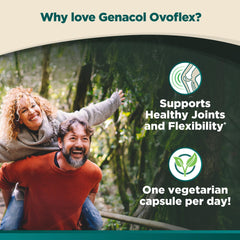 Genacol Ovoflex storage in a home cabinet for easy access