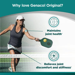 Genacol packaging front view highlights non-GMO, all-natural ingredients.