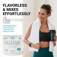 GENEPRO GEN. 3 travel pack—lactose-free protein for journeys.