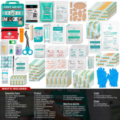 General Medi first aid kit interior with organized compartments for quick access.