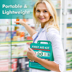 General Medi travel-ready kit in a car for emergencies.