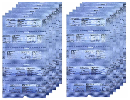 Generic 100 Strips Precision Blood Glucose test strip for convenient home monitoring.