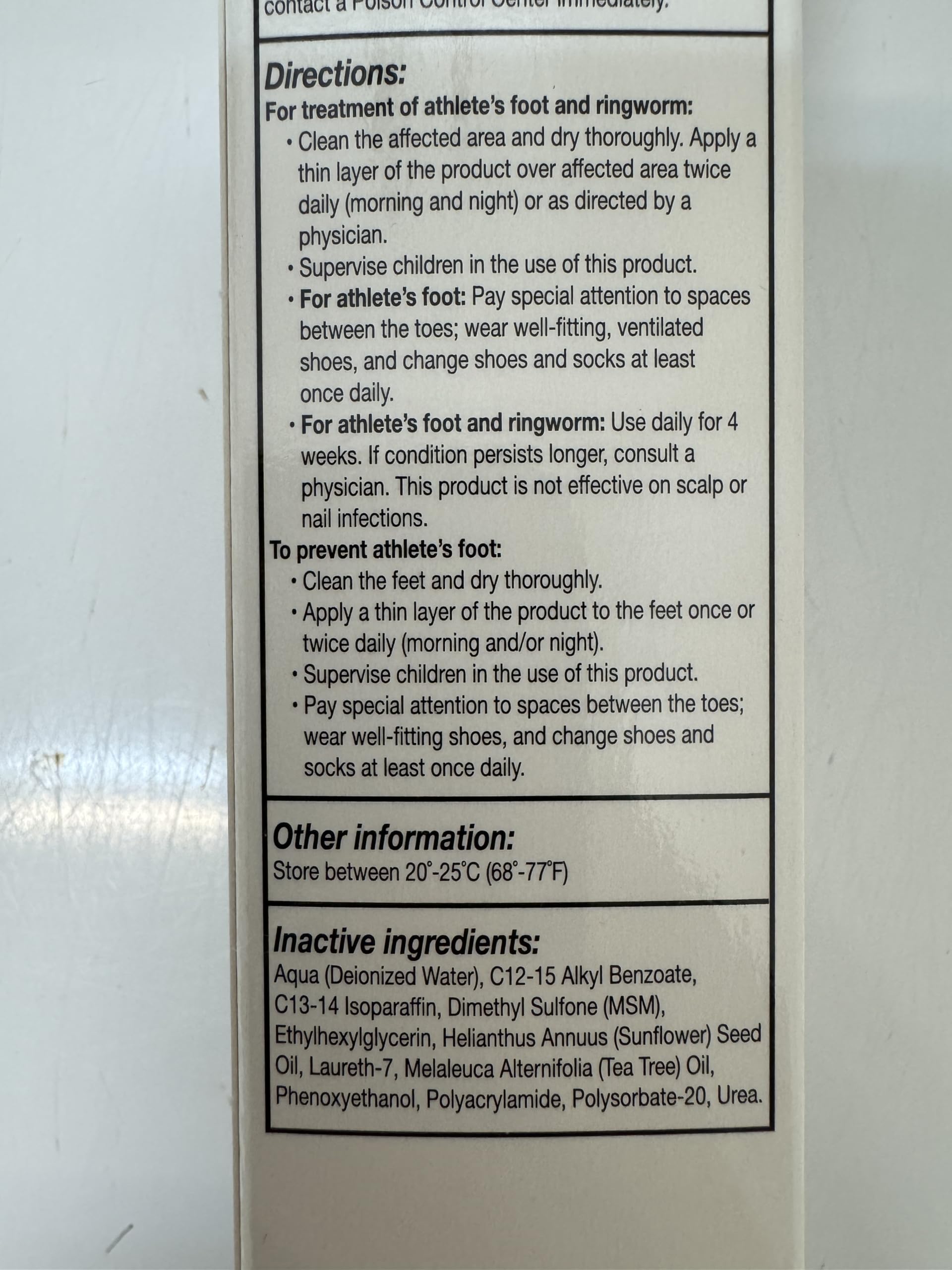 Packaging box of Generic Antifungal Cream Clars with clear label and branding
