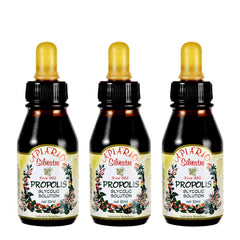 Generic Apiario Silvestre Green Propolis bottle pour for easy daily intake.