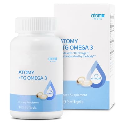 Generic A.T.O.M.Y. rTG Omega-3 capsules bottle for daily wellness