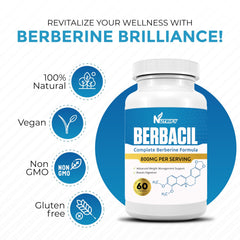 Generic Berbacil bottle and packaging on kitchen counter for everyday routine