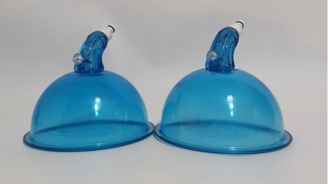 Generic Buttocks Cups XL pair front view for at‑home contouring routines