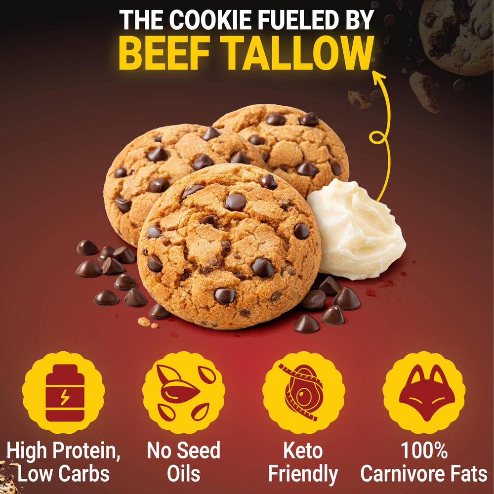 Generic Carnivore Cookies desk scene illustrating easy desk-side snack