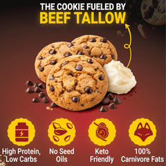 Generic Carnivore Cookies desk scene illustrating easy desk-side snack