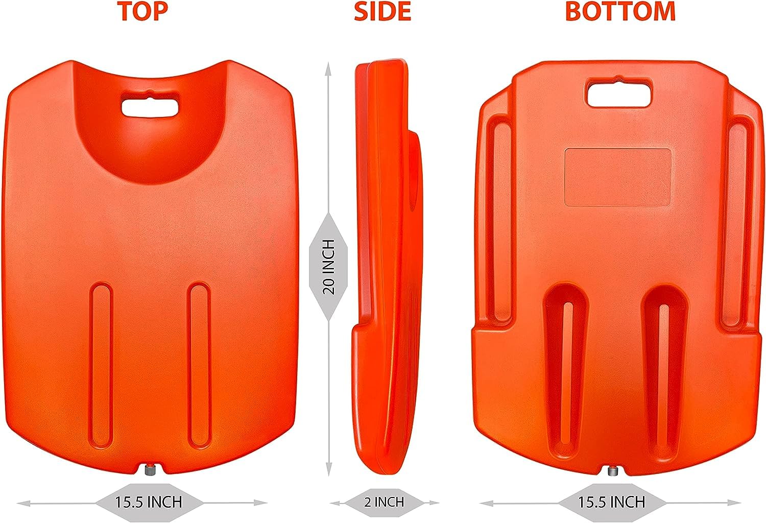 Generic CCDXD CPR Board with recessed handles for easy patient lifting.