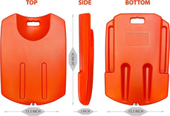 Generic CPR Board orange side view highlighting recessed handles