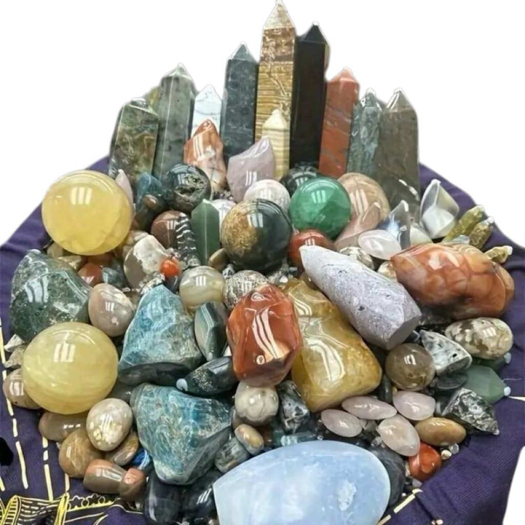 Generic crystal variety pack offers diverse patterns and energy for collectors.